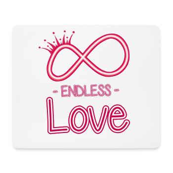 ewige liebe Symbol - Mousepad (Querformat) - Weiß - Vorne
