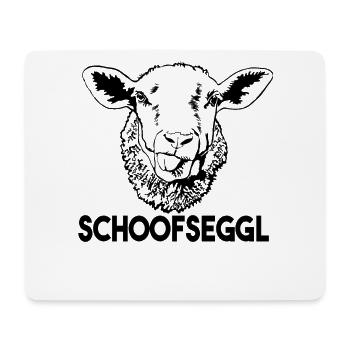 Schwäbisch Schwaben Schoofseggl Schwabenland - Mousepad (Querformat) - Weiß - Vorne