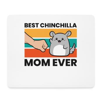 Meilleure maman chinchilla de tous les temps - Tapis de souris (format paysage) - blanc - Devant
