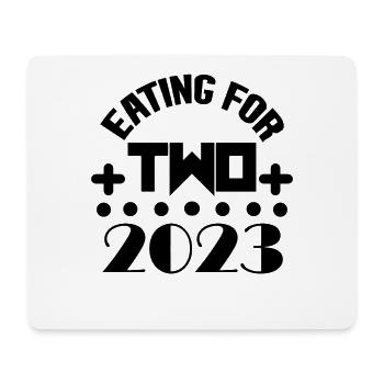 Twins Pregnant Pregnancy 2023 - Mouse Pad (horizontal) - white - Front