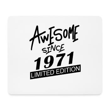 1971 - Jahrgang 1971 - Mousepad (Querformat) - Weiß - Vorne