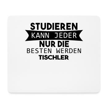Tischler Geschenk - Mousepad (Querformat) - Weiß - Vorne