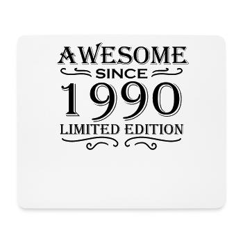 1990 - Mousepad (Querformat) - Weiß - Vorne