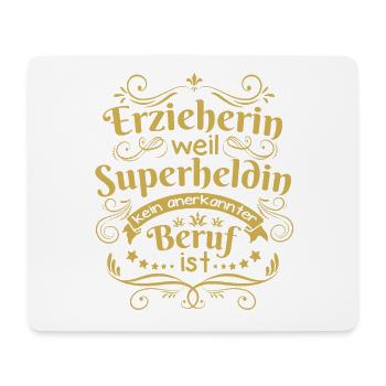 Erzieherin geschenkideen - Mousepad (Querformat) - Weiß - Vorne