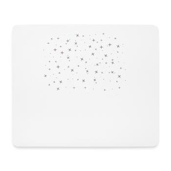 Stars Starry Sky Galaxy Milky Way - Mouse Pad (horizontal) - white - Front