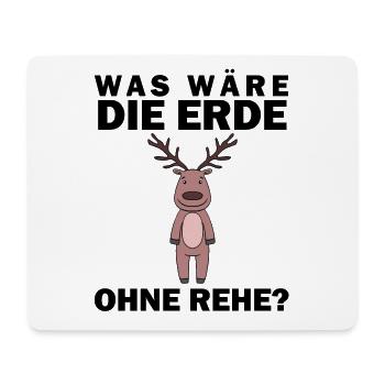 Tierschutz Tierschützer Umweltschutz Reh - Mousepad (Querformat) - Weiß - Vorne