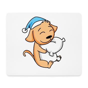 Hund Baby - Mousepad (Querformat) - Weiß - Vorne