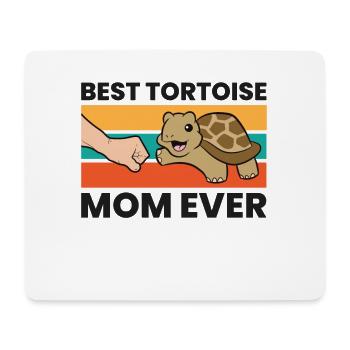 Tortoise Mama Best Tortoise Mom Ever - Mouse Pad (horizontal) - white - Front