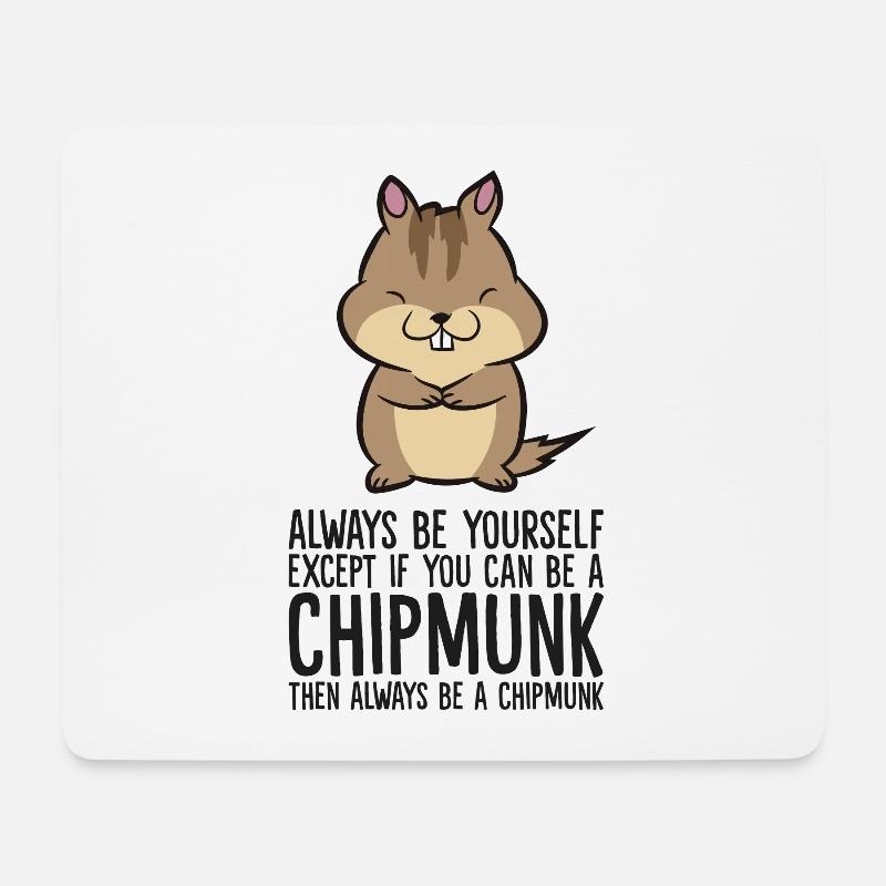 Sei immer du selbst, außer du kannst ein - Mousepad (Querformat) - Weiß