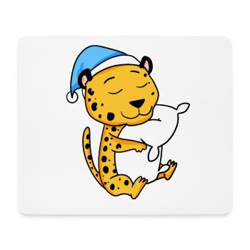 Gepard - Mousepad (Querformat) - Weiß - Vorne