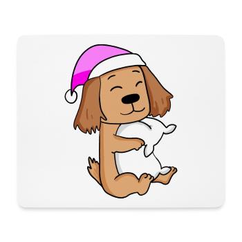 Hund Hunderasse English Cocker Spaniel - Mousepad (Querformat) - Weiß - Vorne