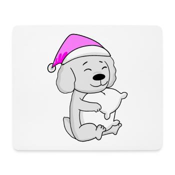 Chien race de chien Malteser - Tapis de souris (format paysage) - blanc - Devant