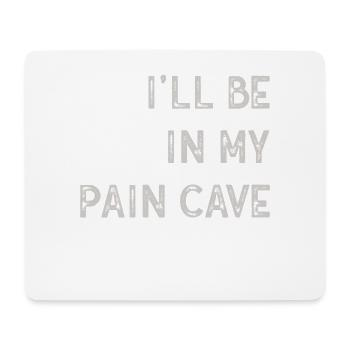 Je serai dans mon triathlon Paincave - Tapis de souris (format paysage) - blanc - Devant
