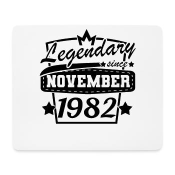 Novembre 1982 Anniversaire Rétro Anniversaire - Tapis de souris (format paysage) - blanc - Devant