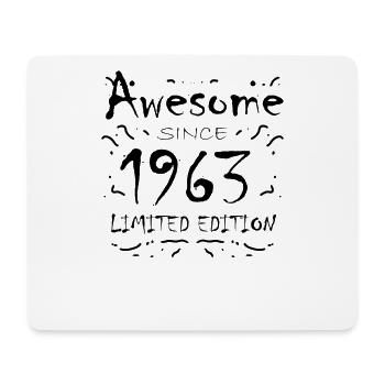 Fantastisch seit 1963 - Jahrgang 1963 - Mousepad (Querformat) - Weiß - Vorne