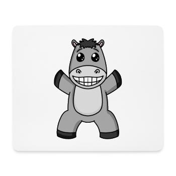 Esel - Mousepad (Querformat) - Weiß - Vorne