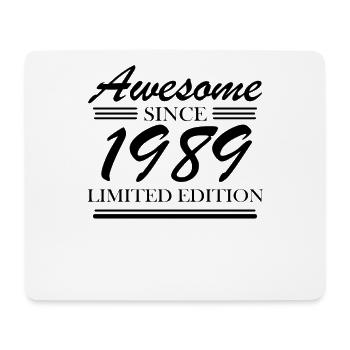 1989 - Jahrgang 1989 - Mousepad (Querformat) - Weiß - Vorne
