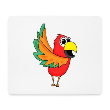 Parrot Jungle - Mouse Pad (horizontal) - white - Front
