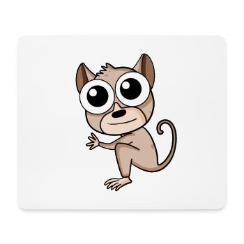 Tarsier Goblin Lemurs - Mouse Pad (horizontal) - white - Front