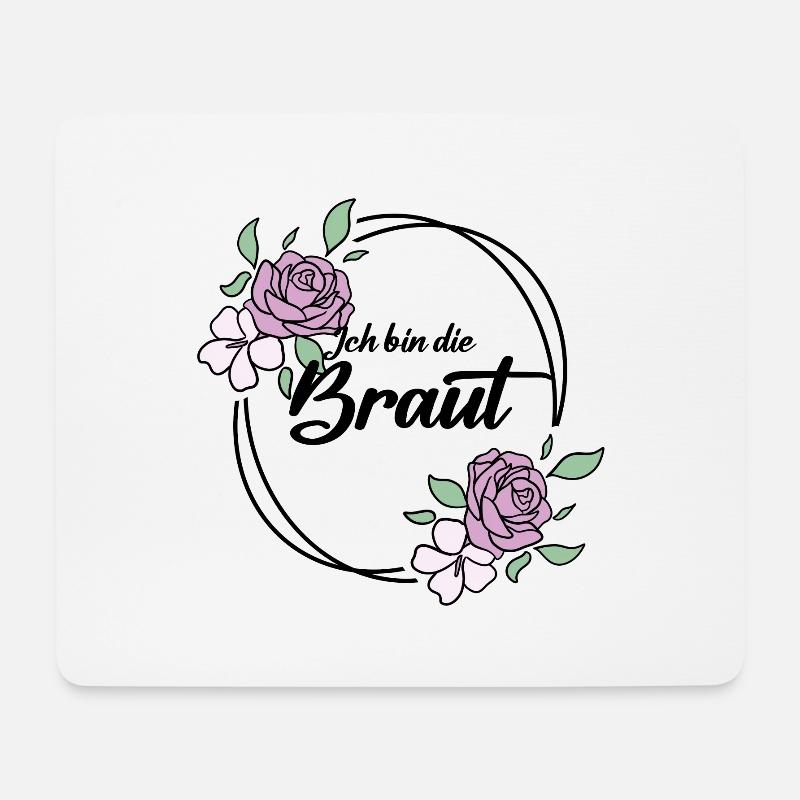 Die Braut Junggesellinnenabschied - Mousepad (Querformat) - Weiß