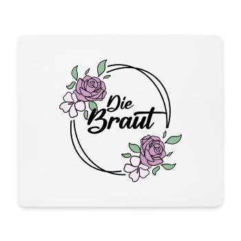 Die Braut Junggesellinnenabschied - Mousepad (Querformat) - Weiß - Vorne