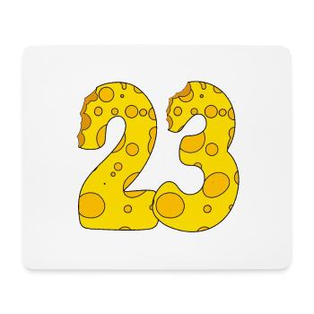 23 Jahre alt - 23. Geburtstag Geschenk - 1923 - Mousepad (Querformat) - Weiß - Vorne