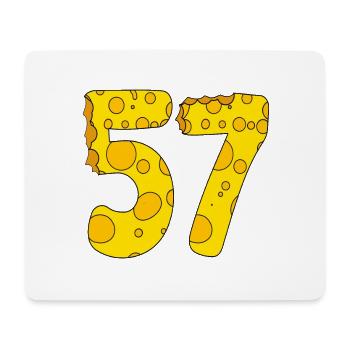 57 years old - 57th birthday gift - 1957 - Mouse Pad (horizontal) - white - Front