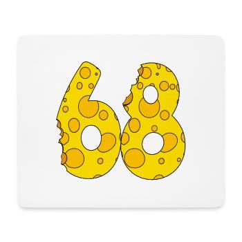 68 years old - 68th birthday gift - 1968 - Mouse Pad (horizontal) - white - Front