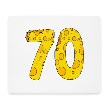 70 Jahre alt - 70. Geburtstag Geschenk - 1970 - Mousepad (Querformat) - Weiß - Vorne