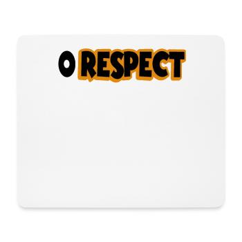 Null Respect Street Typography - Mouse Pad (horizontal) - white - Front