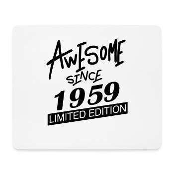 1959 - Jahrgang 1959 - Mousepad (Querformat) - Weiß - Vorne