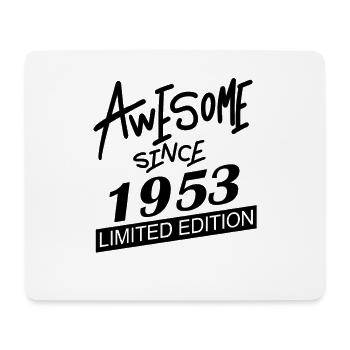 1953 - Born 1953 - Mouse Pad (horizontal) - white - Front