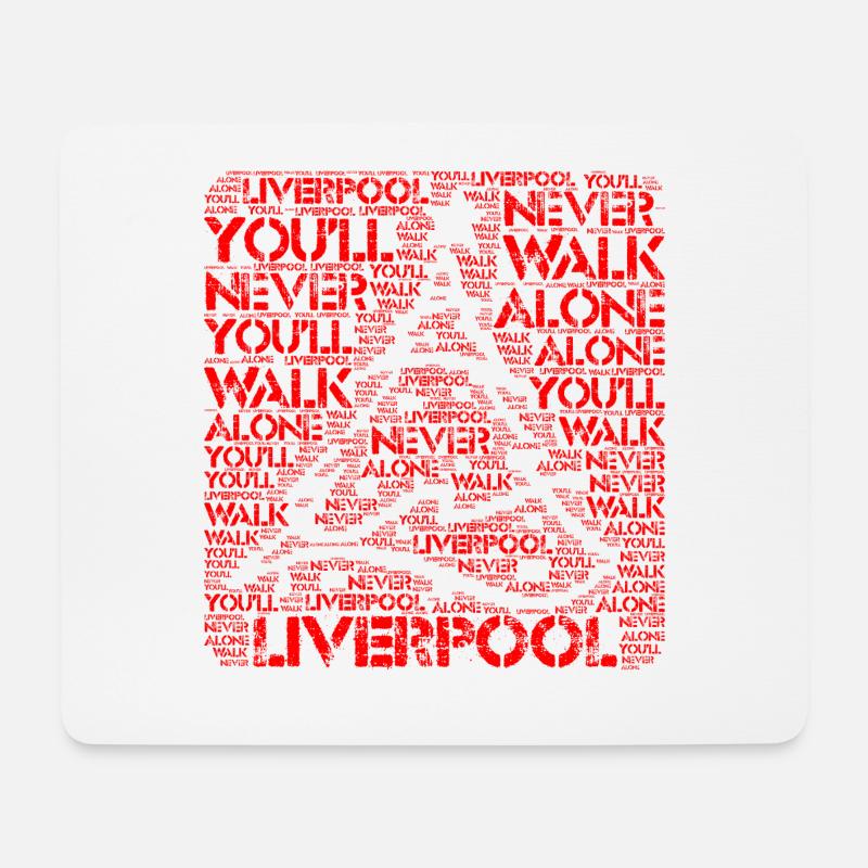 Liverpool - Mousepad (Querformat) - Weiß