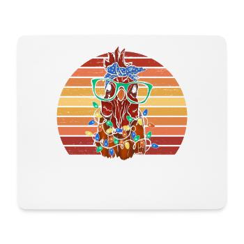 Hühner Mama Weihnachtshuhn Weihnachten Geschenk - Mousepad (Querformat) - Weiß - Vorne