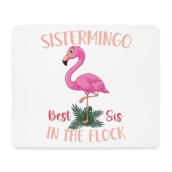 Best Sis In The Flock Sistermingo - Mousepad (Querformat) - Weiß - Vorne