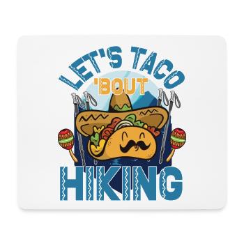 Let’s Taco' Bout Randonnée - Tapis de souris (format paysage) - blanc - Devant