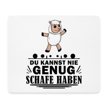 Schafe Schaf Schafzüchter Geschenk - Mousepad (Querformat) - Weiß - Vorne