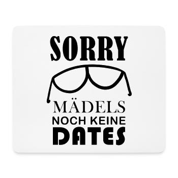 Coole Babysprüche - Noch keine Dates - Mousepad (Querformat) - Weiß - Vorne