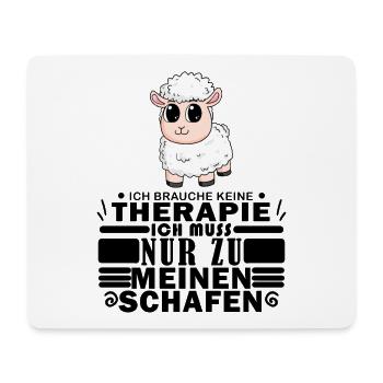 Schafe Schaf Schafzüchter Geschenk - Mousepad (Querformat) - Weiß - Vorne