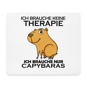 Capybara Wasserschwein - Mousepad (Querformat) - Weiß - Vorne