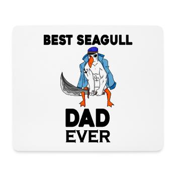 Daddy Daddy North Sea Best Seagull Dad - Mouse Pad (horizontal) - white - Front