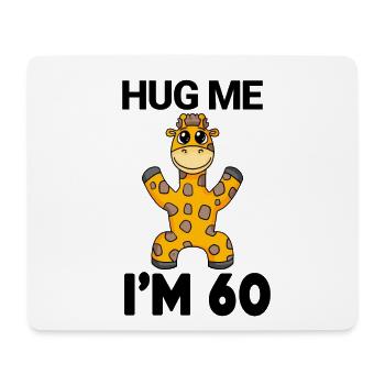 60 birthday - 60 years - hug - Mouse Pad (horizontal) - white - Front