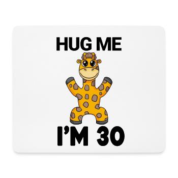 30 birthday - 30 years - hug - Mouse Pad (horizontal) - white - Front