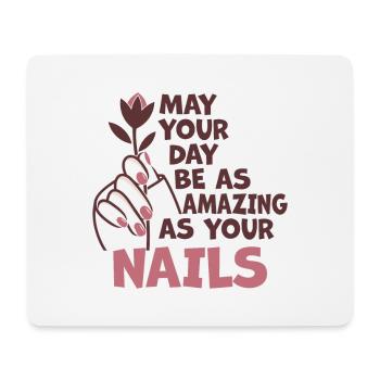 May Your Day Be As Amazing Nageltante - Mousepad (Querformat) - Weiß - Vorne