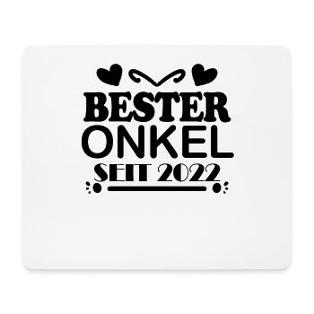 Bester Onkel seit 2022 - Mousepad (Querformat) - Weiß - Vorne
