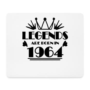 1964 - Jahrgang 1964 - Mousepad (Querformat) - Weiß - Vorne