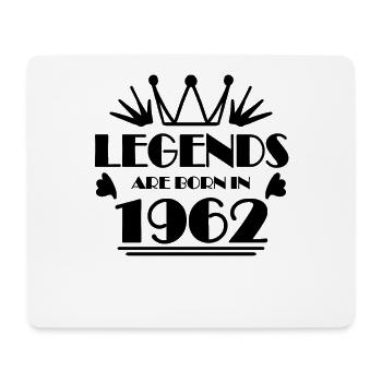 1962 - Jahrgang 1962 - Mousepad (Querformat) - Weiß - Vorne