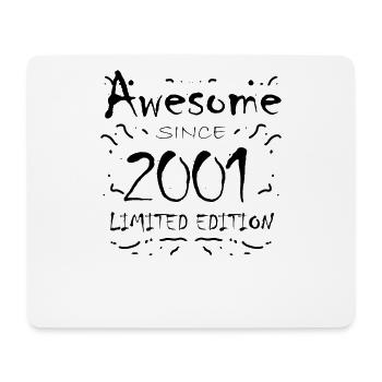2001 - Vintage 2001 - Fantastic since 2001 - Mouse Pad (horizontal) - white - Front