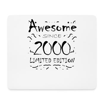 2000 - Jahrgang 2000 - Fantastisch seit 2000 - Mousepad (Querformat) - Weiß - Vorne