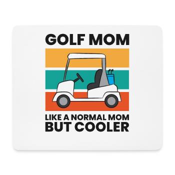 Golf Mom Like A Normal Mom But Cooler Funny Golf - Mouse Pad (horizontal) - white - Front